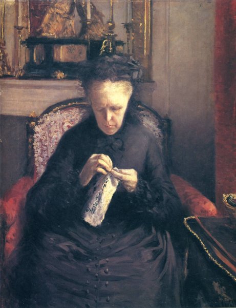 Portait of Madame Martial Caillebote (the artist's mother)