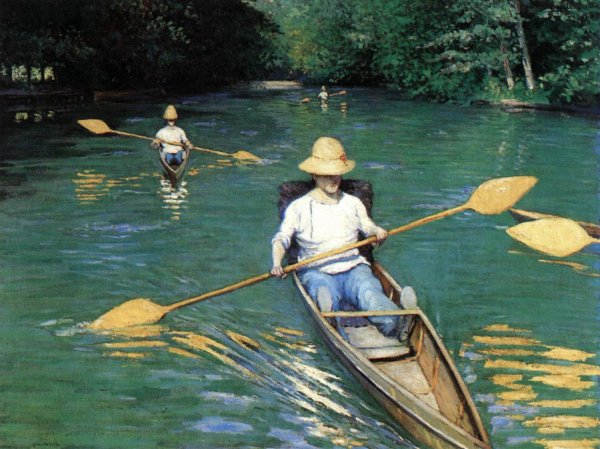 Canoeing on the Yerres